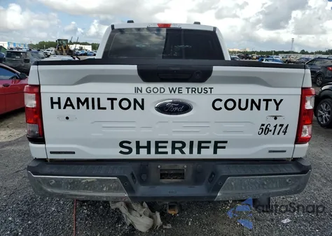 2021 Ford F150 Police Responder из США, поврежденный, VIN 1FTFW1P89MKE67809